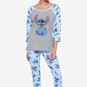 Disney Lilo & Stitch Girls Thermal Pajama Set
